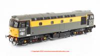 3388 Heljan Class 33/2 Diesel Locomotive number 33 208 in Railtour Grey and Yellow livery with high intensity headlight